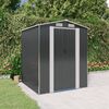 vidaXL Garden Shed Anthracite 192x191x223 cm Galvanised Steel
