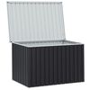 vidaXL Garden Storage Box Anthracite 149x99x93 cm