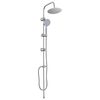vidaXL Shower System Manual Silver 47 x 20 x 95 cm Stainless Steel