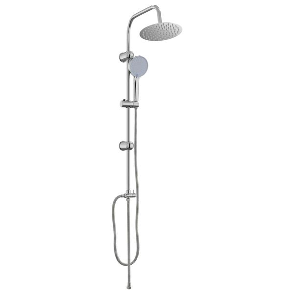 vidaXL Shower System Manual Silver 47 x 20 x 95 cm Stainless Steel