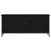 vidaXL TV Cabinet Black Oak 100 x 35 x 45 cm Engineered Wood