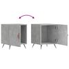 vidaXL Bedside Cabinets 2 pcs Concrete Grey 40x40x50 cm Engineered Wood