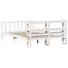 vidaXL Bed Frame without Mattress White 120x190 cm Small Double Solid Wood Pine