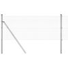 vidaXL Welded Wire Fence Ground Fix 100 x 0.6 m Galvanised Steel Mesh