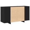 vidaXL Sideboard Black 135 x 41 x 75 cm Engineered Wood