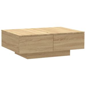 vidaXL Coffee Table Sonoma Oak 90x60x31 cm Engineered Wood
