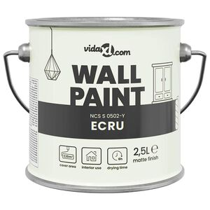 vidaXL Wall Paint Brown 2.5 L Wall Print