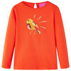 Kids'T-shirt with Long Sleeves Dark Orange 140