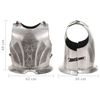 vidaXL Medieval Knight Body Armour Cuirass Replica LARP Silver Steel