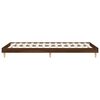 vidaXL Bed Frame without Mattress Brown Oak 100x200 cm Engineered Wood