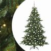 vidaXL Artificial Hinged Christmas Tree Green 180 cm PVC and Steel