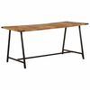 vidaXL Dining Table 160x80x75 cm Solid Wood Mango