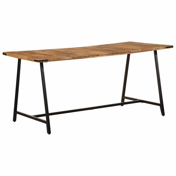 vidaXL Dining Table 160x80x75 cm Solid Wood Mango
