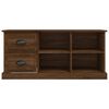 vidaXL TV Cabinet Brown Oak 102x35.5x47.5 cm Engineered Wood