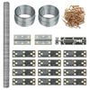 vidaXL Chicken Cage 6x1,5x1,5 m Steel