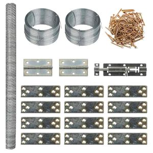 vidaXL Chicken Cage 6x1,5x1,5 m Steel