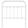 vidaXL Metal Replace Headboard White 80 cm