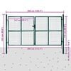 vidaXL Garden Mesh Gate Fence Door Wall Grille 300x175 cm