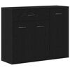 vidaXL Sideboard Black Oak 88x30x70 cm Engineered Wood