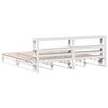 vidaXL Bed Frame without Mattress White 200x200 cm Solid Wood Pine