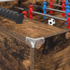 vidaXL Foosball Table Smoked Oak 125 x 60.5 x 80 cm Engineered Wood