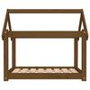 vidaXL Dog Bed Honey Brown 81x60x70 cm Solid Wood Pine
