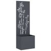 vidaXL Garden Privacy Screen Anthracite 50 x 150 cm Cold-rolled steel