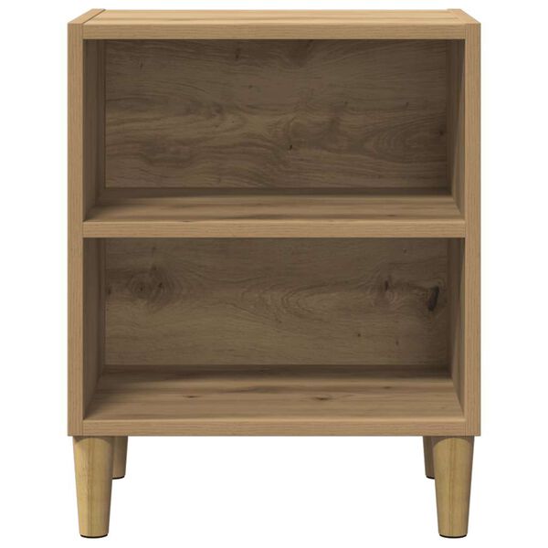 vidaXL Bedside Cabinet Artisan Oak 40x30x50 cm Engineered Wood