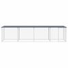 vidaXL Chicken Cage with Roof Anthracite 403x98x90 cm Galvanised Steel