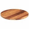 vidaXL Table Top | Natural Sheesham | Solid Sheesham Wood | 50 cm diameter