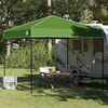 vidaXL Canopy Tent Manual Green 243 x 243 x 251 cm Fabric