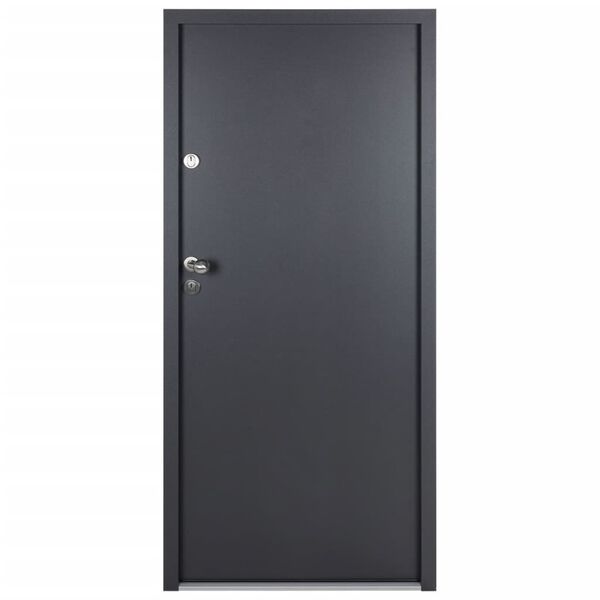 vidaXL Front Door Anthracite 90x200 cm Aluminium