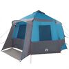 vidaXL Cabin Tent with Roof Blue and Grey 405 x 405 x 273 cm