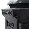 vidaXL Pillar Letterbox Aluminium Vintage Style Rustproof Black