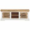 vidaXL TV Cabinet 110x30x40 cm Solid Wood Mango