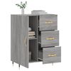vidaXL Sideboard Grey Sonoma 69.5x34x90 cm Engineered Wood