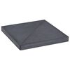vidaXL Umbrella Weight Plate | Black | Granite | 15 kg | Decorative Inlays
