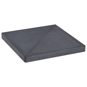 vidaXL Umbrella Weight Plate | Black | Granite | 15 kg | Decorative Inlays