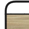 vidaXL Bed Frame Without Mattress 135x190 cm Double Sonoma Oak Engineered Wood