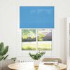 vidaXL Pleated Blind Blue 90x150 cm Fabric Width 89.4 cm Polyester