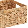 vidaXL Storage Baskets 3 pcs Natural 40 x 30 x 18 cm Water hyacinth