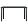 vidaXL 5 Piece Garden Dining Set Grey and Black