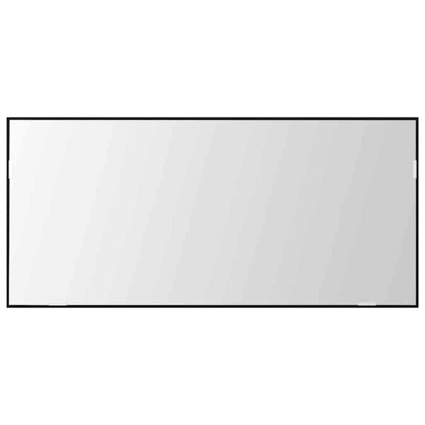 vidaXL Mirror Black oak 80 x 37 cm Glass and Engineered Wood