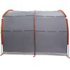 vidaXL Tent with Roof Grey and orange 268 x 240 x 191 cm Polyester