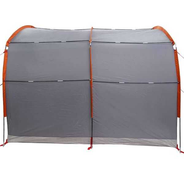 vidaXL Tent with Roof Grey and orange 268 x 240 x 191 cm Polyester
