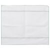 vidaXL Cleaning Cloths 10 pcs White with Green Stripes 50x60 cm