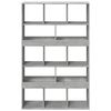 vidaXL Bookcase Concrete Grey 100x33x156.5 cm Engineered Wood