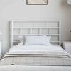 vidaXL Metal Headboard White 100 cm