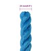 vidaXL Work Rope Blue 24 mm 50 m Polypropylene