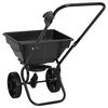 vidaXL Walk Behind Salt Spreader PVC and Steel 80x46x75 cm 15 L
